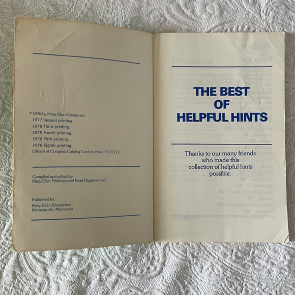 “The Best of Helpful Hints” Vintage 70’s book - Picture 6 of 6